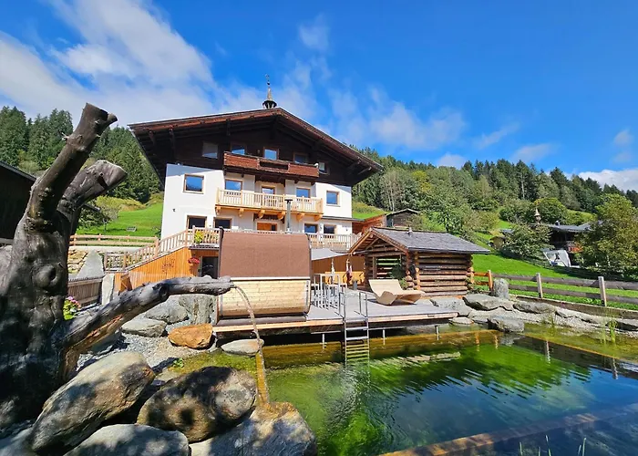 Holiday home In Bramberg With Natural Pond *